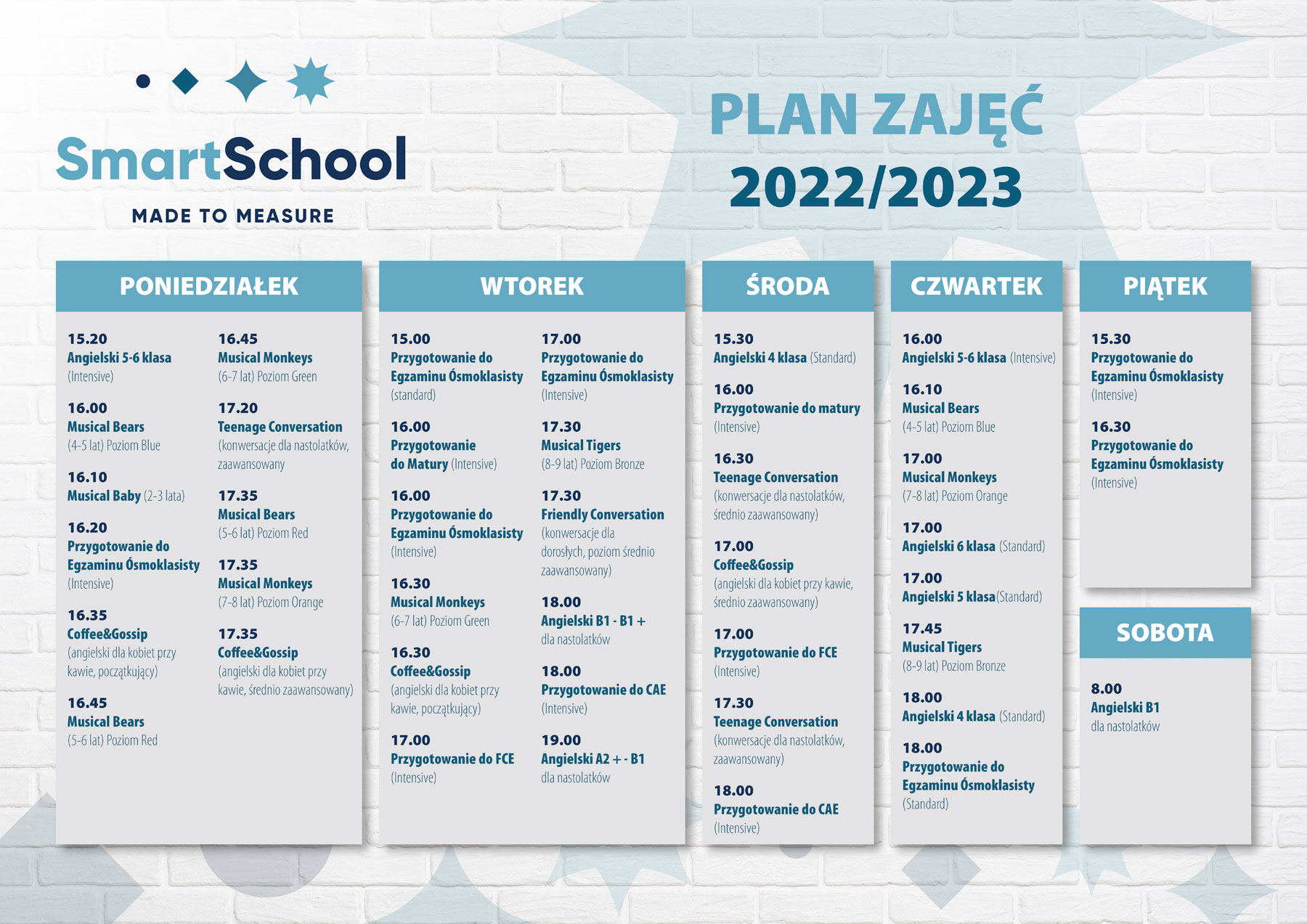 Plan Zajęć - Smart School